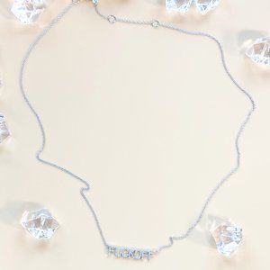 Diamond Fuckoff Necklace 14K Gold (Yellow, White, Rose)